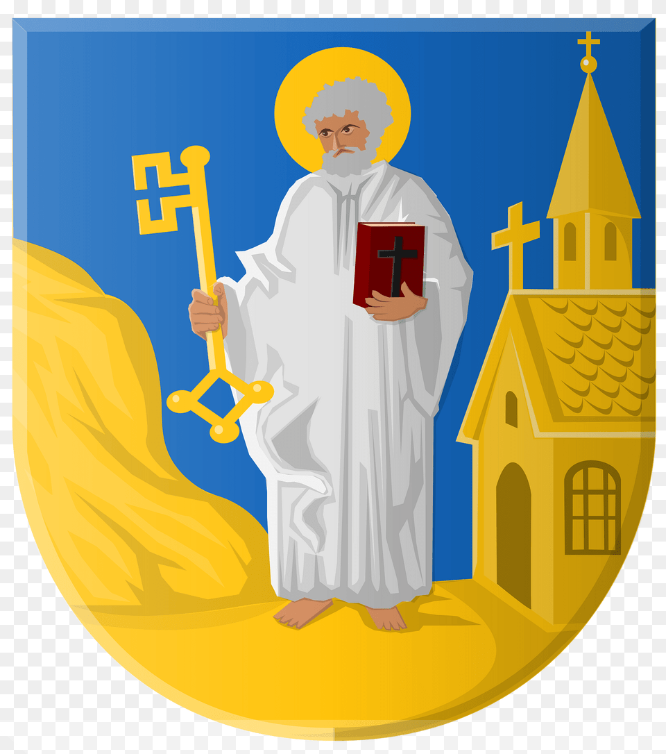 Sint Pieter Wapen Clipart, Person, People, Symbol, Cross Free Transparent Png