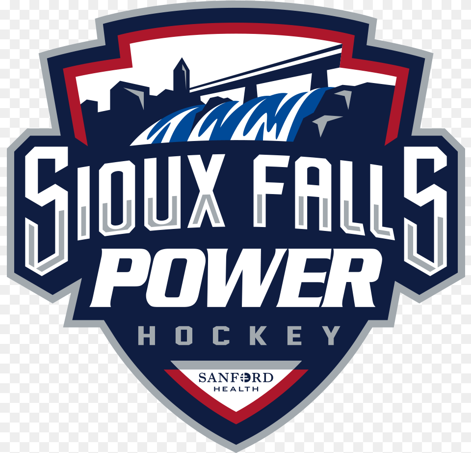 Sioux Falls Power Nhl Sioux Falls Power Hockey, Logo, Architecture, Badge, Building Png Image
