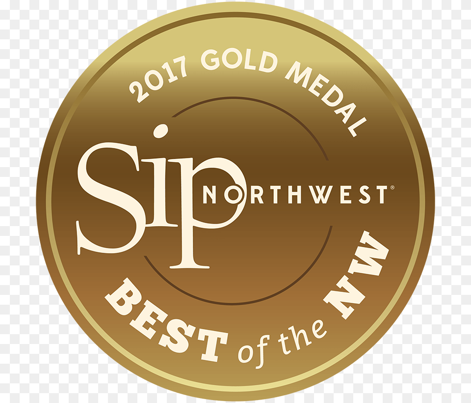 Sipnw Badge Gold Transparent Music Business Worldwide, Logo, Disk Free Png Download