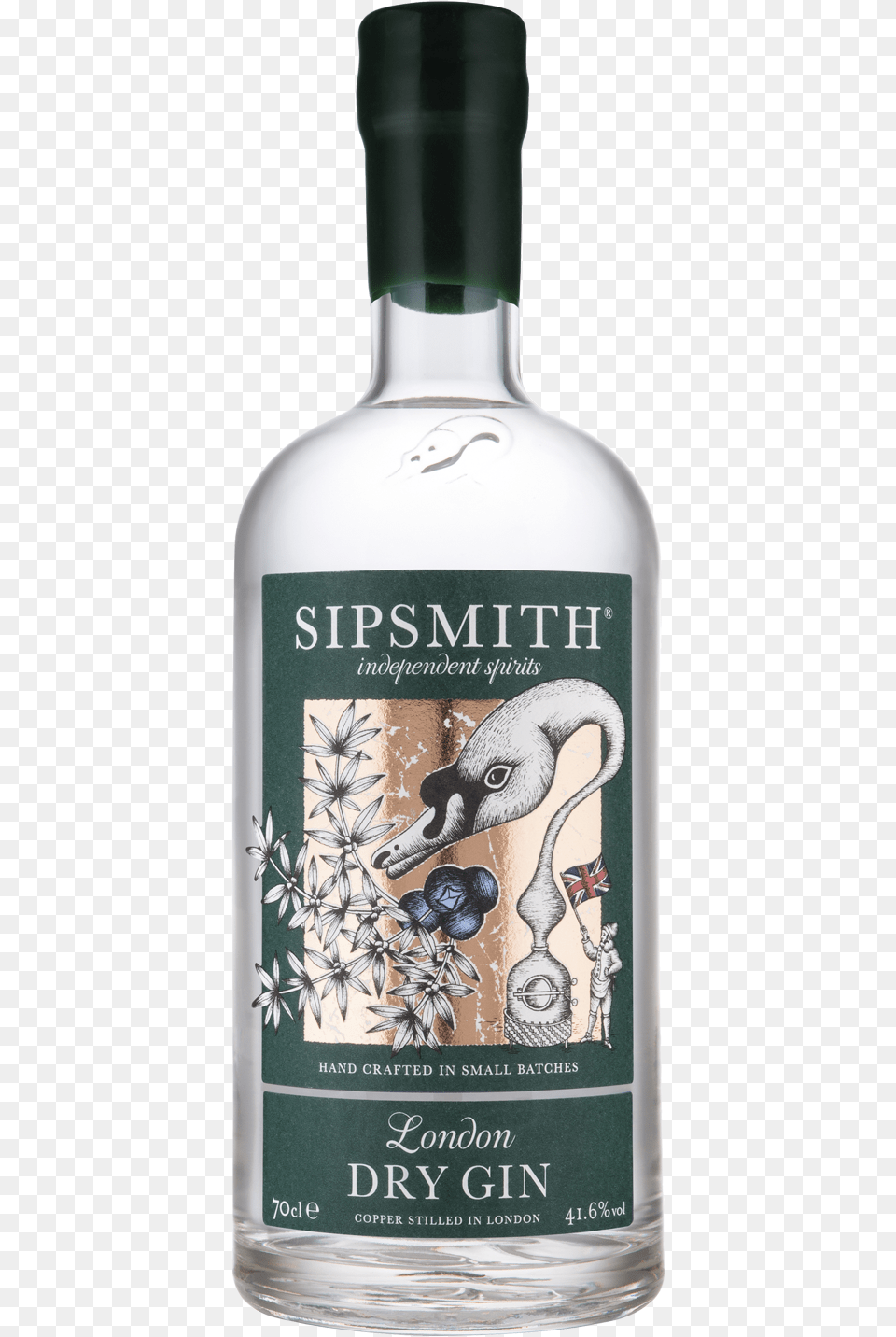 Sipsmith London Dry Gin Glass Bottle, Alcohol, Beverage, Liquor, Person Free Transparent Png