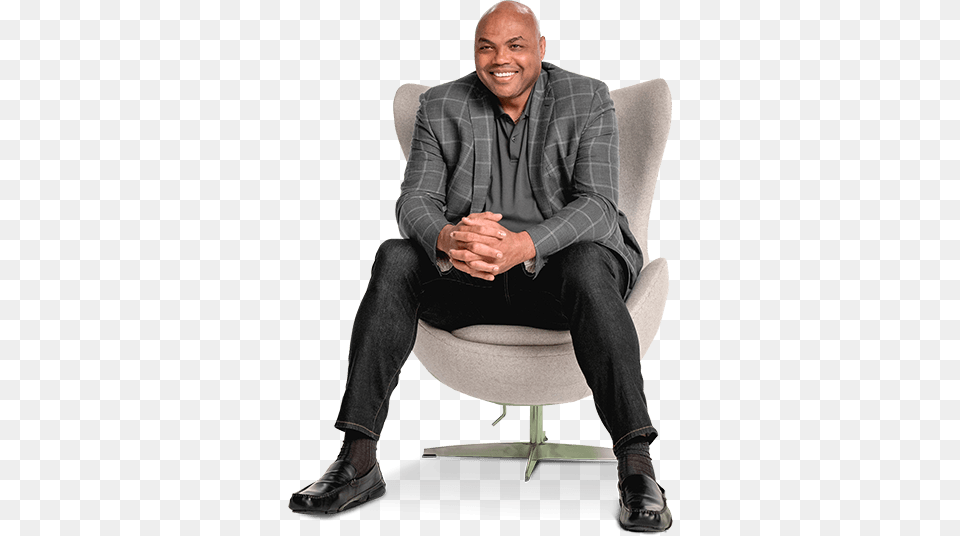 Sir Charles Barkely Knows How To Bet Sports Betting, Sitting, Person, Man, Male Free Png