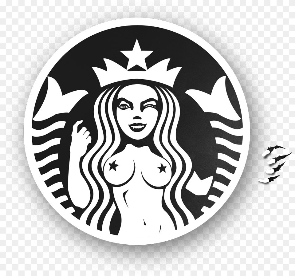 Siren Scott Pokrant Design Starbucks New Logo 2011, Face, Head, Person, Baby Free Transparent Png