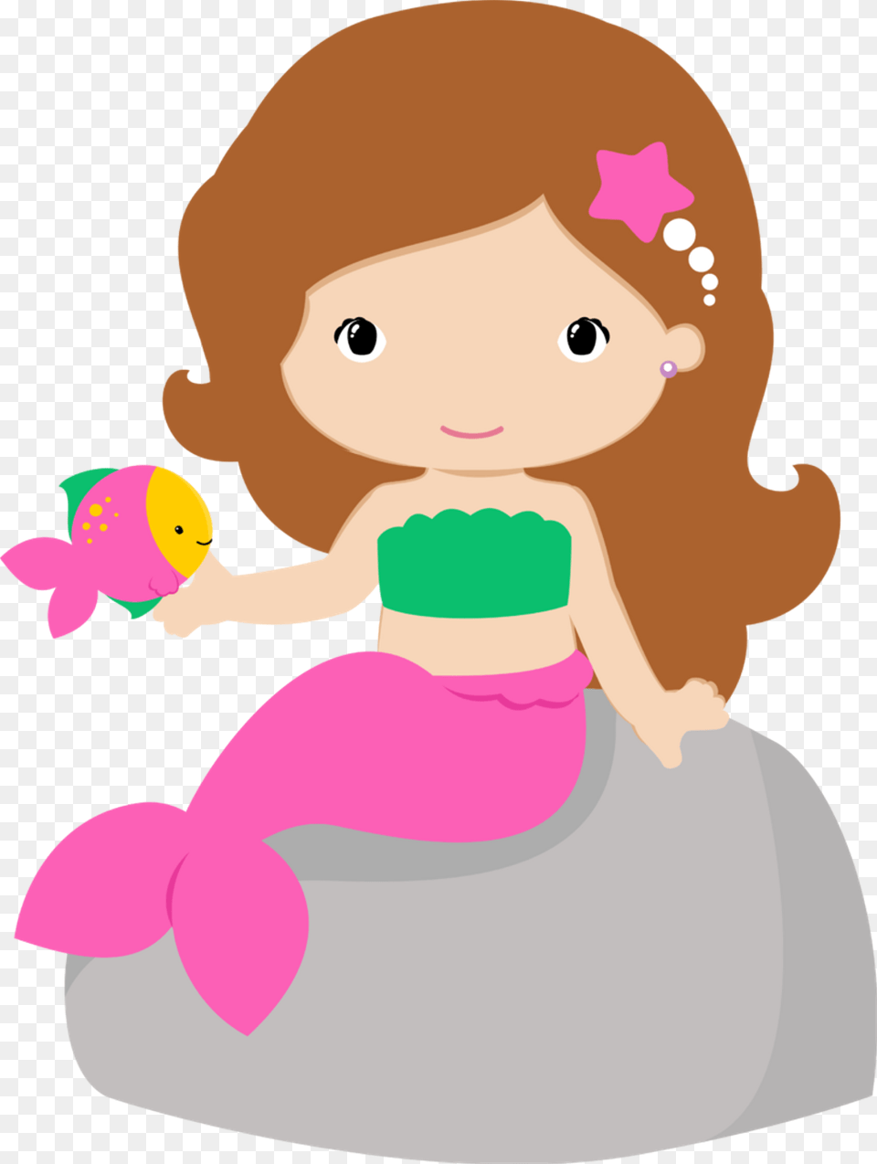 Sirena Cute Mermaid Clipart, Baby, Person, Birthday Cake, Cake Png Image