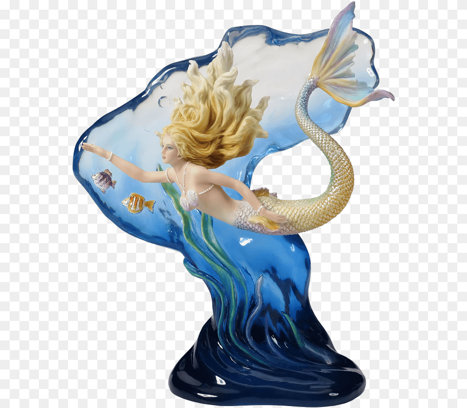 Sirena Resina, Figurine, Adult, Person, Woman Png