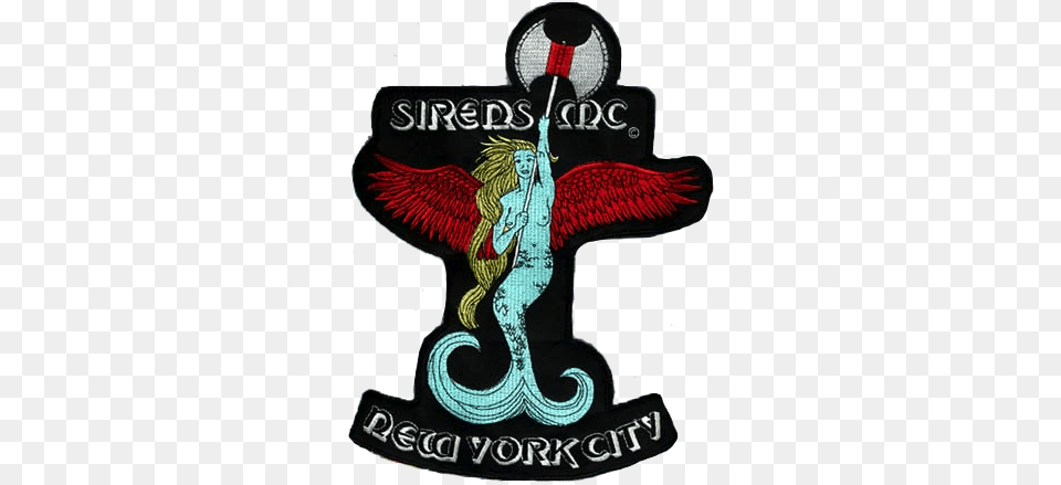 Sirens Mc Of Nyc Sirens Nyc, Emblem, Symbol, Logo, Cross Png