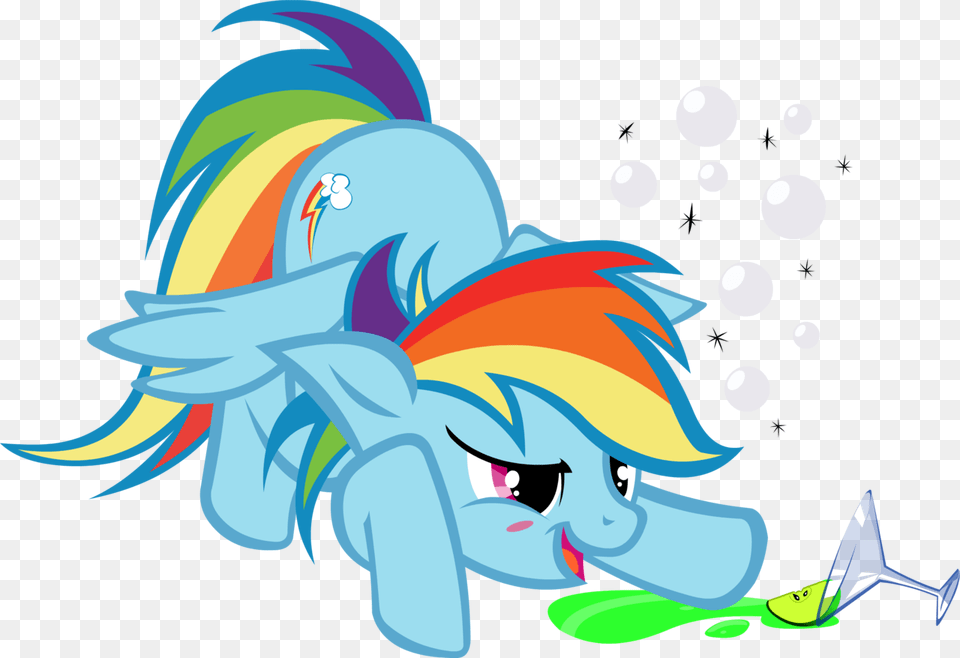 Sirponylancelot Drink Drunk Rainbow Dash Safe Drunk My Little Pony, Art, Graphics, Nature, Outdoors Free Png Download
