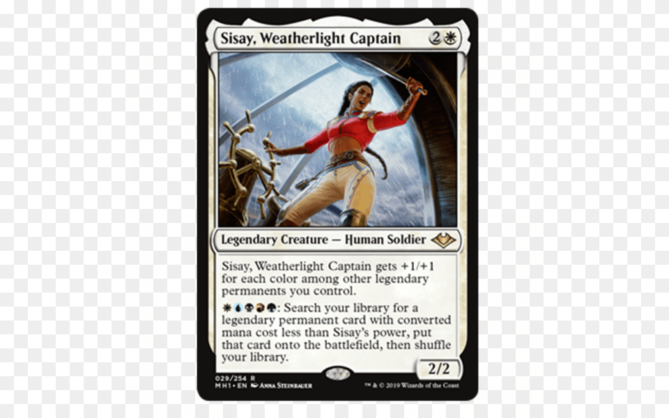 Sisay Weatherlight Captain, Adult, Person, Woman, Female Free Png Download