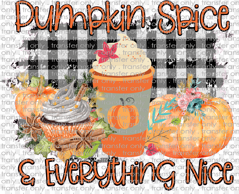 Siser Fall 41 Pumpkin Spice And Everything Nice Poster, Advertisement, Produce, Plant, Ice Cream Free Png Download