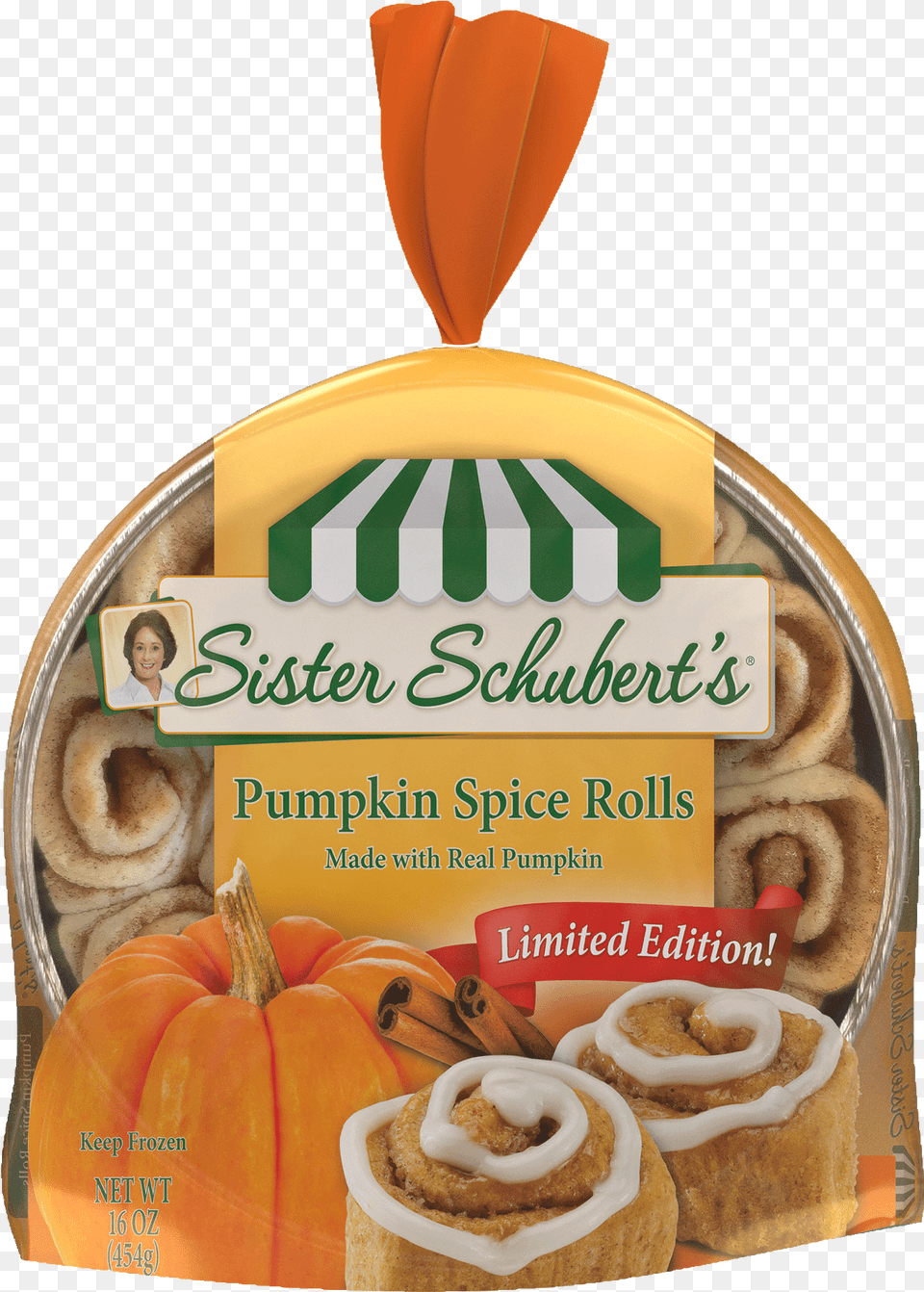 Sister Schubert Pumpkin Spice Rolls, Bread, Dessert, Food, Pastry Free Png