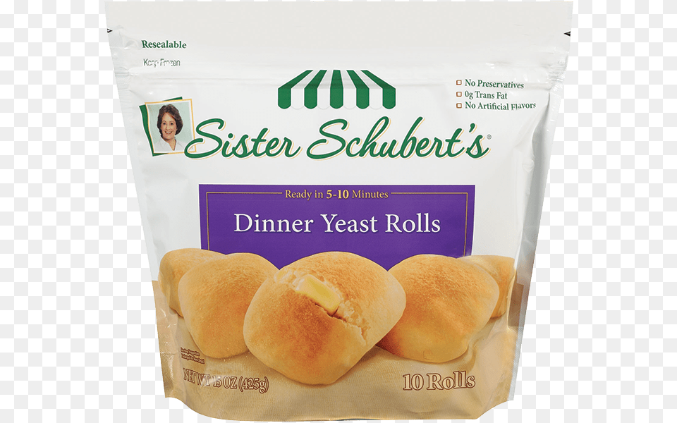 Sister Schuberts Dinner Yeast Rolls 10 Count Sister Schubert Rolls Kroger, Bread, Bun, Food, Person Png