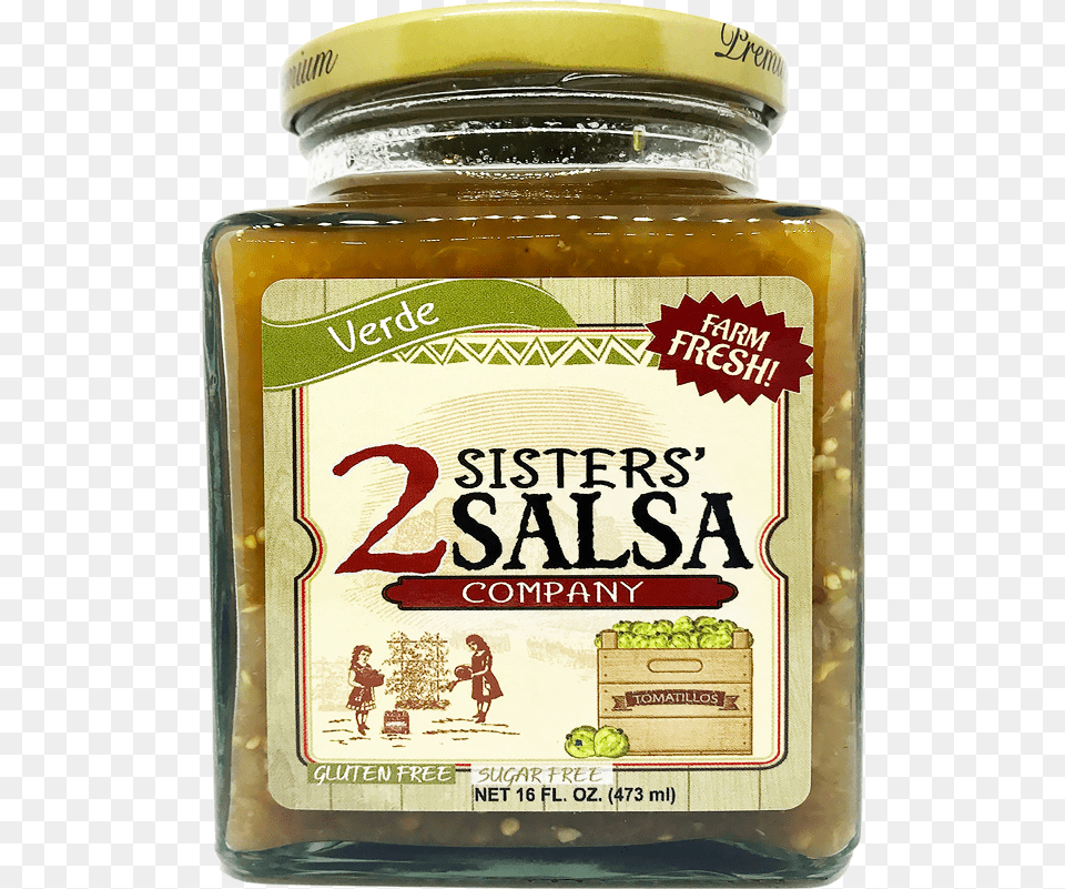 Sisters Salsa, Food, Relish, Pickle, Person Free Png