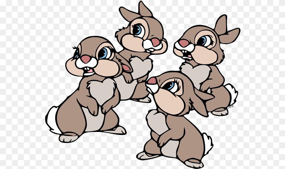 Sisters Thumper S Sisters Bambi Mrs Hare, Baby, Person, Animal, Canine Free Png Download