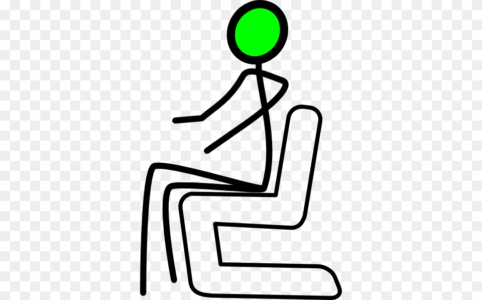 Sit Green Stick Figure Sitting Down, Symbol, Device, Grass, Lawn Free Png Download