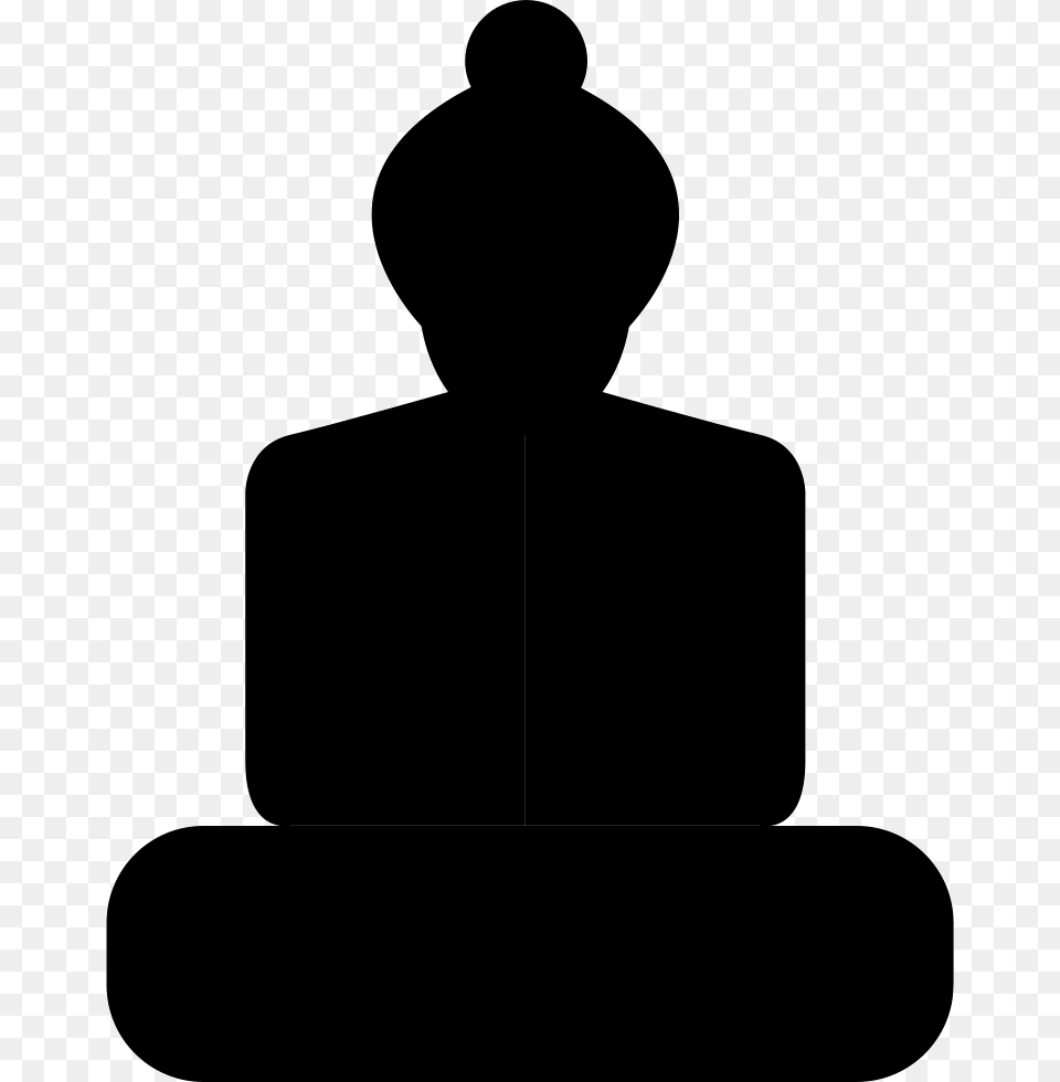 Sit In Meditation Icon, Silhouette, Clothing, Hoodie, Knitwear Free Png Download