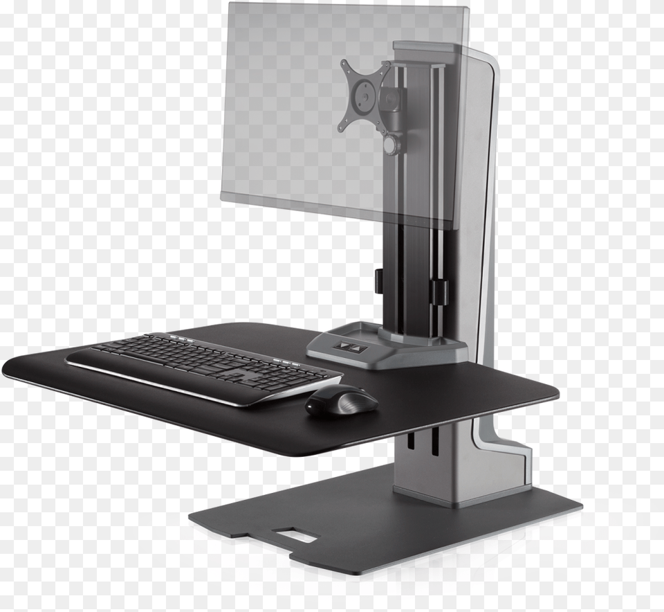 Sit Stand Workstation, Computer, Pc, Electronics, Table Png