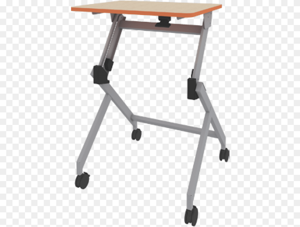 Sit To Stand Desk Standing Desk, Furniture, Table, Bow, Weapon Free Png Download