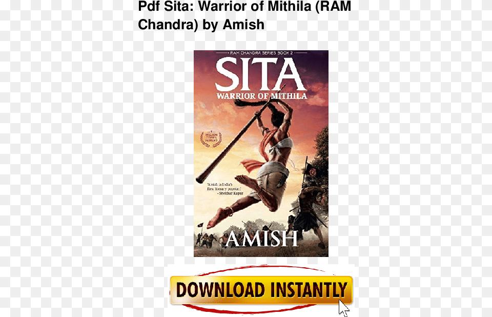 Sita Warrior Of Mithila, Book, Publication, Advertisement, Poster Free Png
