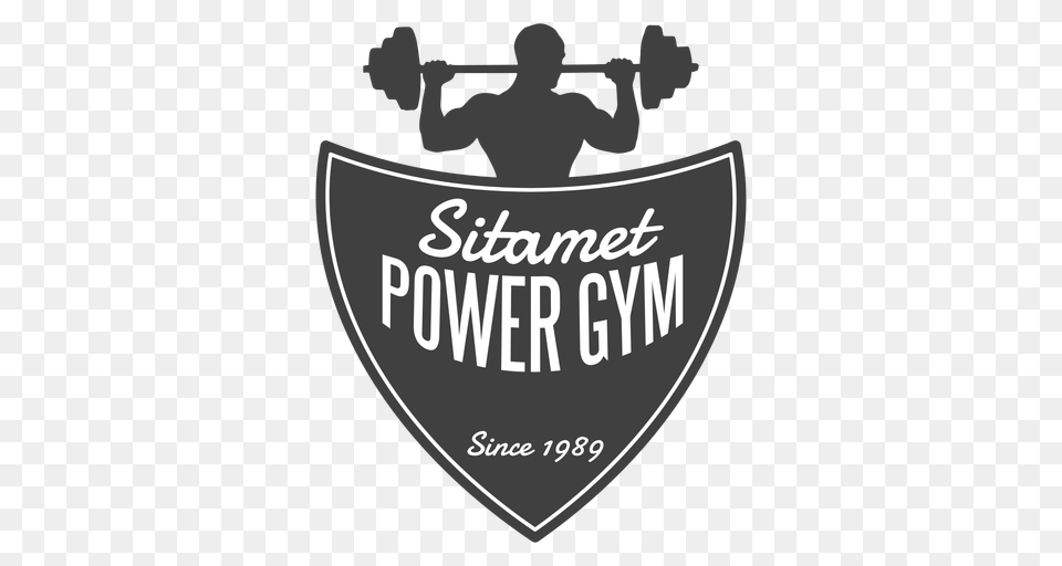 Sitamet Power Gym Logo, Person, Armor Free Png