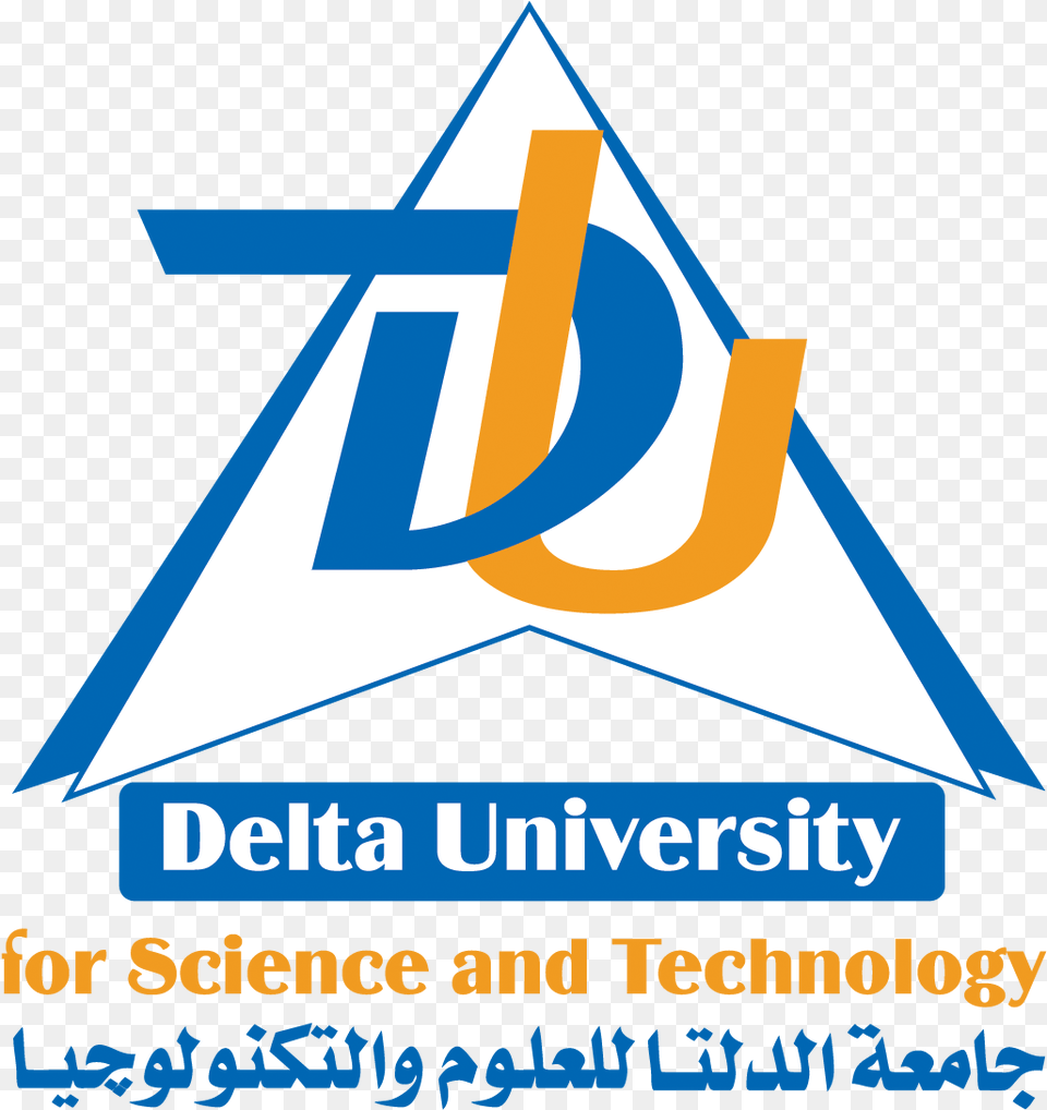 Site Logo Delta University Faculty Of Pharmacy Delta University, Triangle, Advertisement, Poster, Scoreboard Png