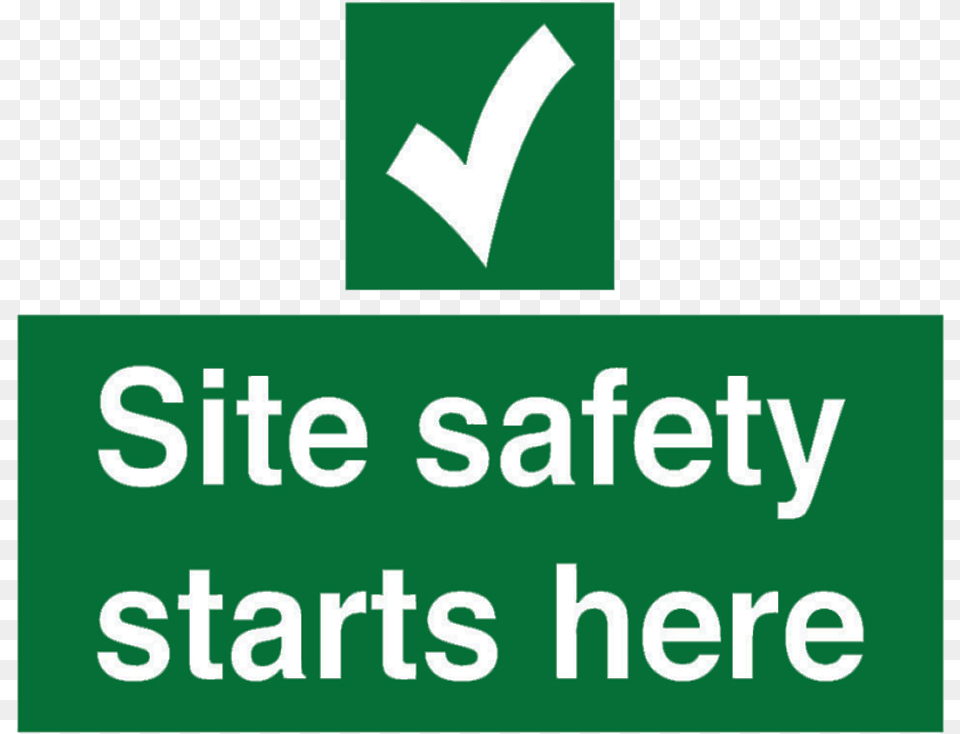 Site Safety Starts Here Health And Safety Sign Health And Safety, Logo, Symbol Png