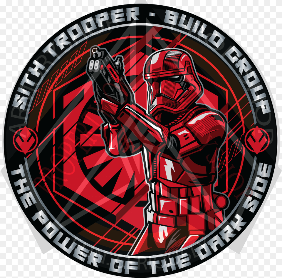 Sith Trooper Sticker Giordano Watches 2845, Emblem, Symbol Free Png Download