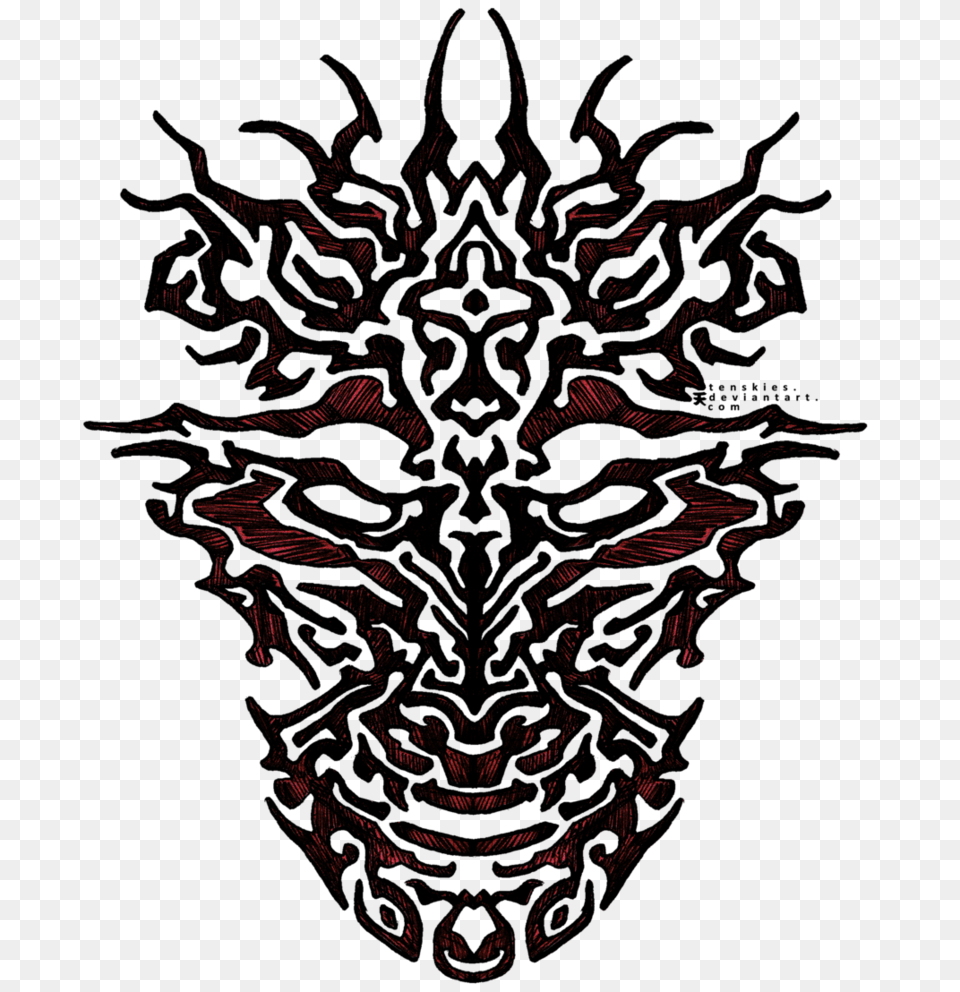 Sith Zabrak Face Tattoo, Person Png