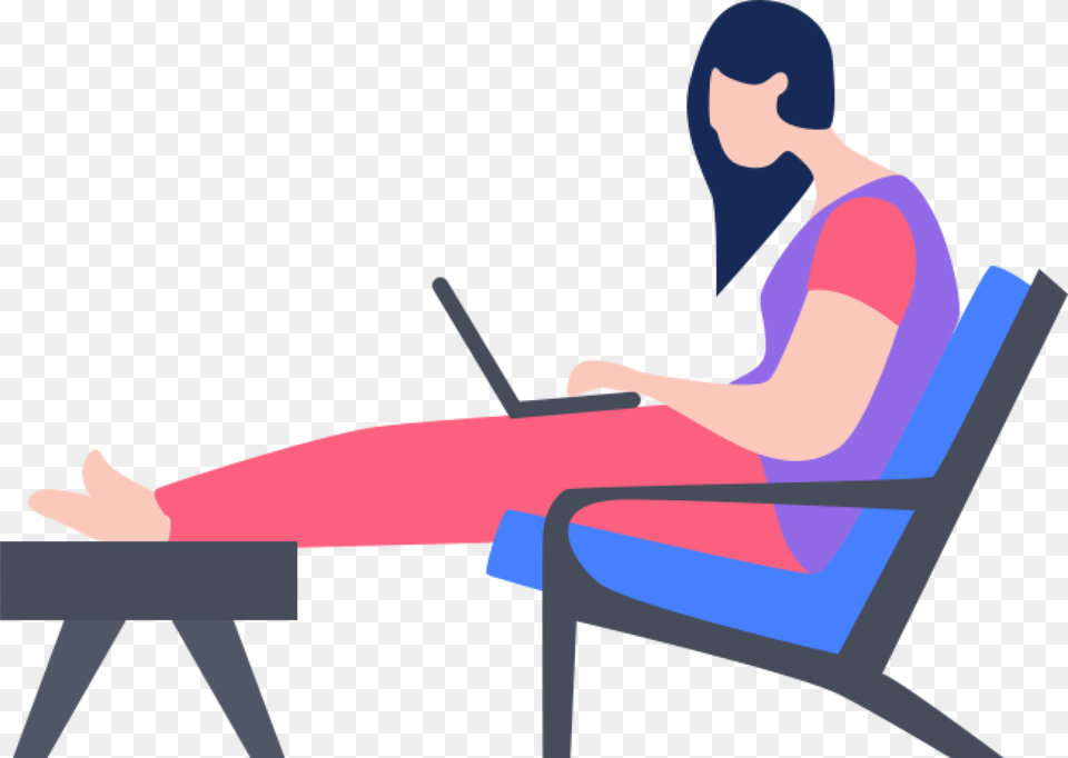 Sitting, Person, Adult, Female, Woman Png