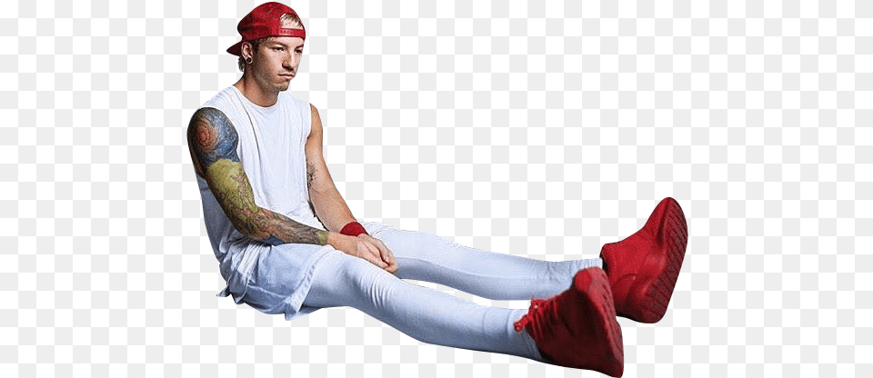 Sitting, Tattoo, Skin, Person, Clothing Png