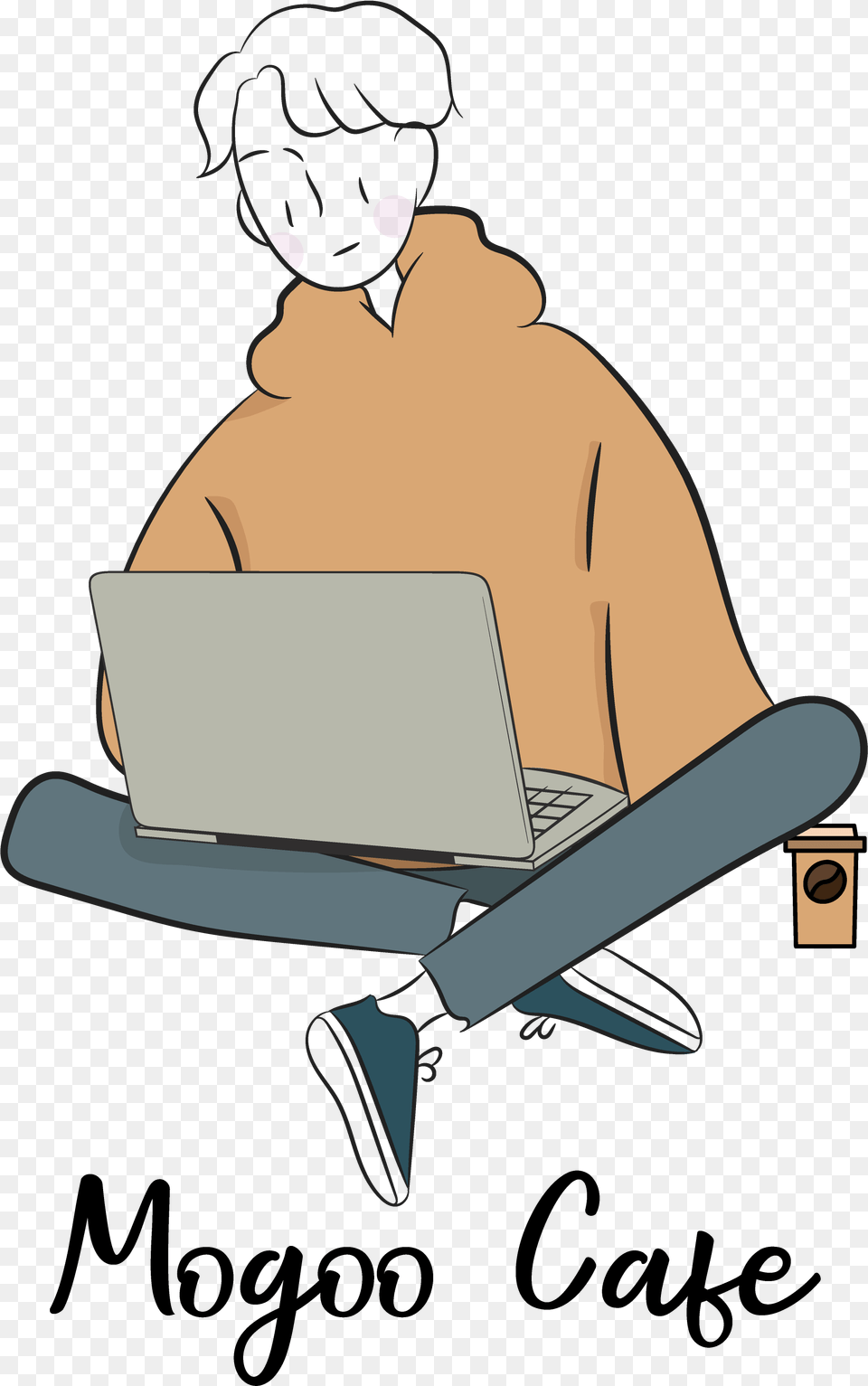 Sitting, Computer, Electronics, Laptop, Pc Free Transparent Png