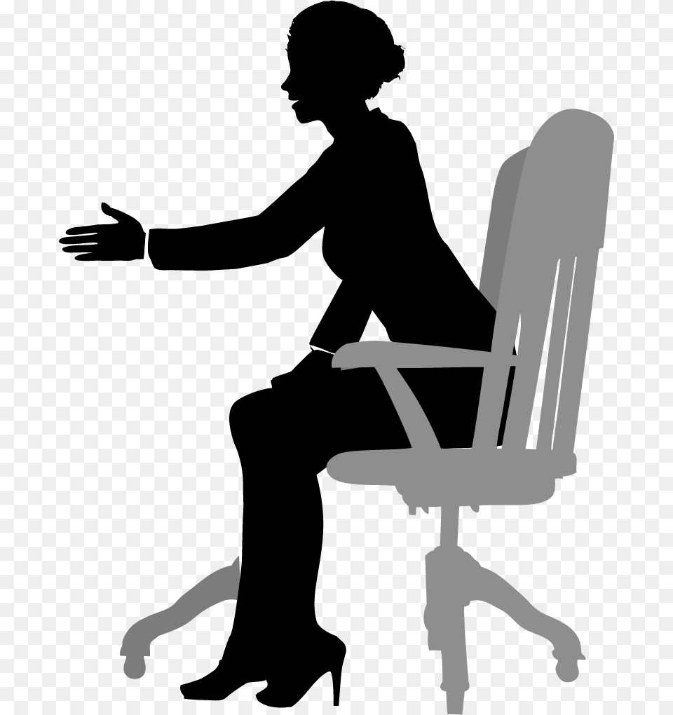 Sitting, Silhouette, Person, Furniture, Chair Free Png