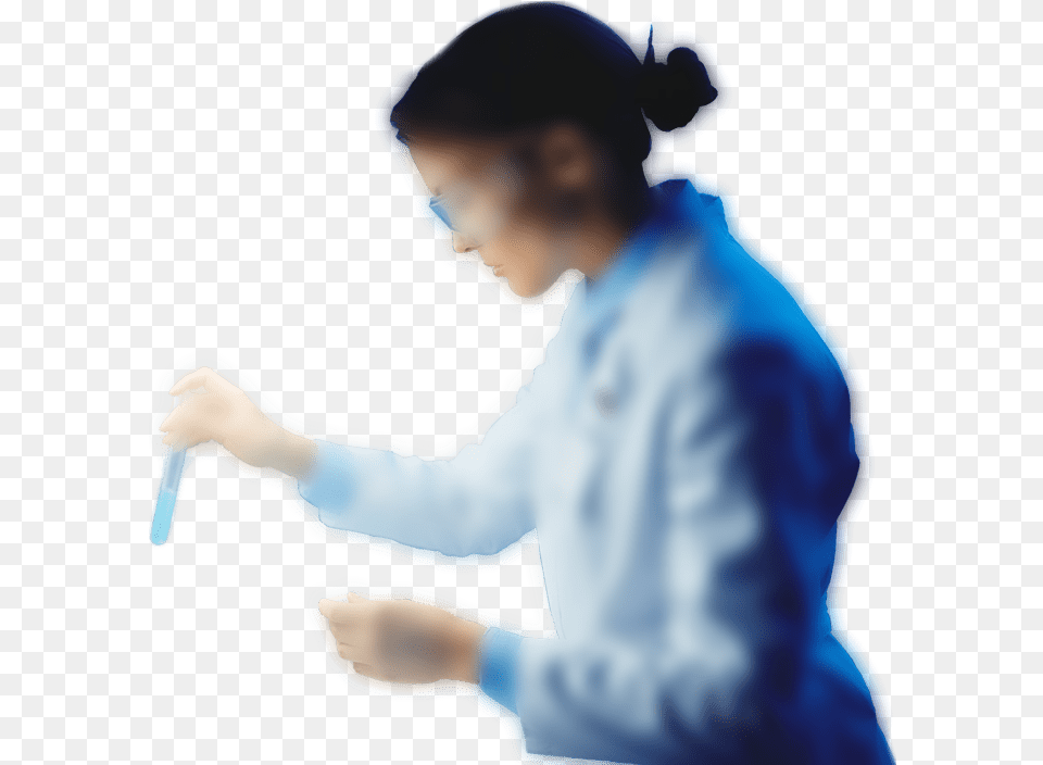 Sitting, Clothing, Coat, Lab Coat, Person Free Png