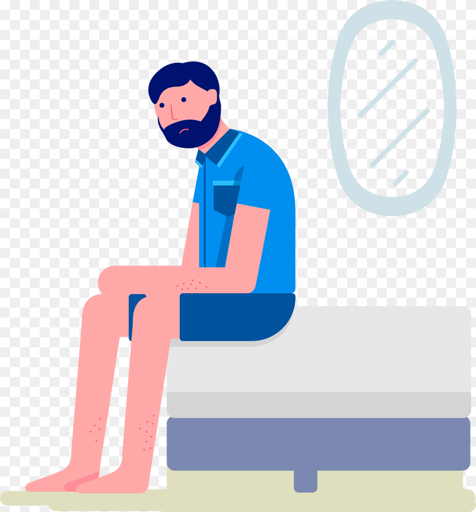 Sitting, Person, Adult, Male, Man Png