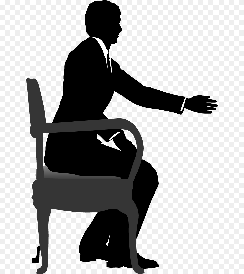 Sitting, Person, Silhouette, Adult, Male Free Png Download