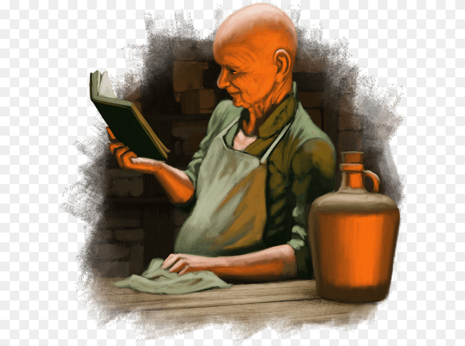 Sitting, Reading, Person, Man, Male Free Transparent Png