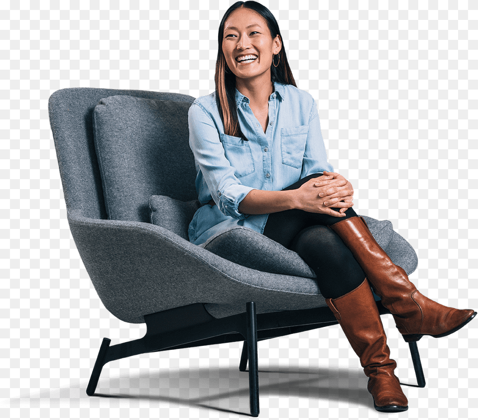 Sitting, Furniture, Person, Shoe, Adult Free Png Download