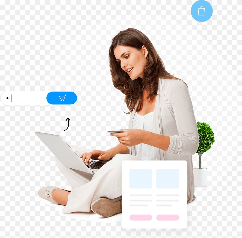 Sitting, Adult, Person, Pc, Laptop Free Transparent Png