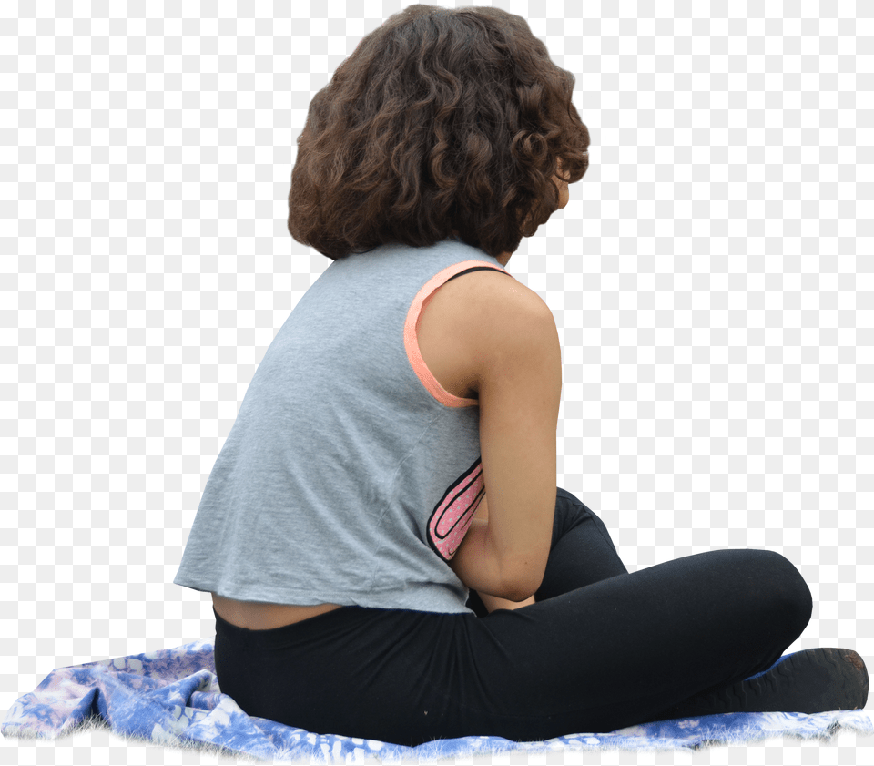 Sitting, Back, Body Part, Person, Adult Free Png Download
