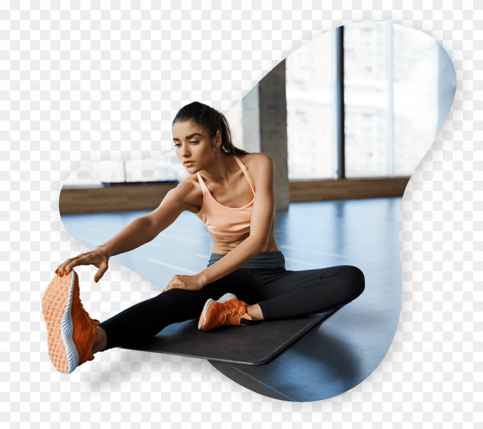Sitting, Stretch, Person, Adult, Woman Free Transparent Png