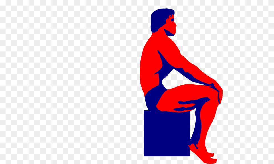 Sitting Body Builder Clip Art, Adult, Male, Man, Person Png Image