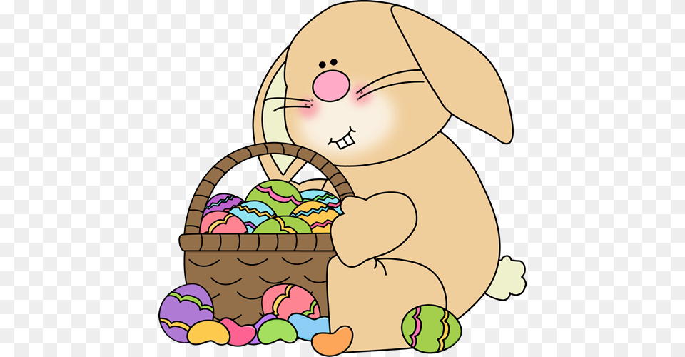 Sitting Bunny Cliparts, Basket, Baby, Person, Face Png