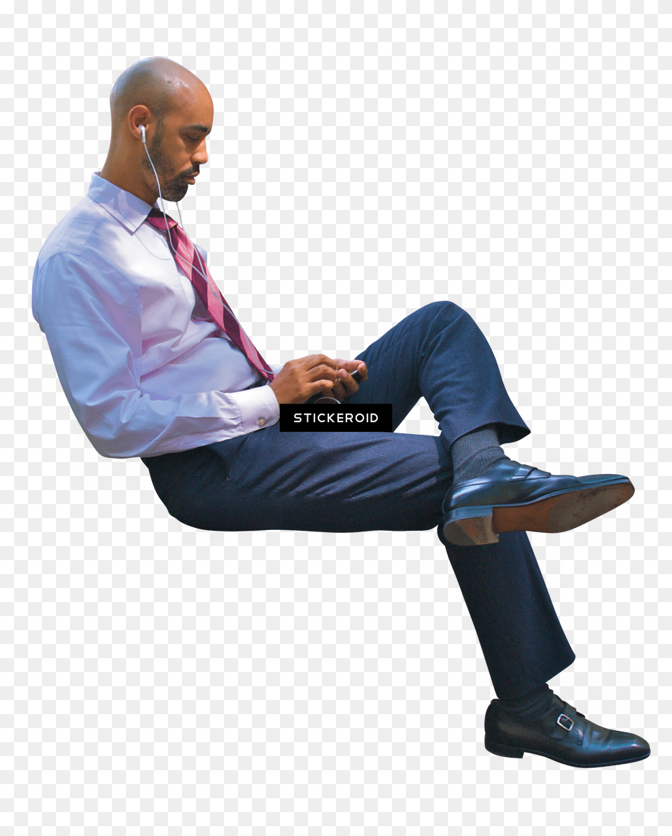 Sitting Businessman Man, Accessories, Shoe, Shirt, Person Free Png