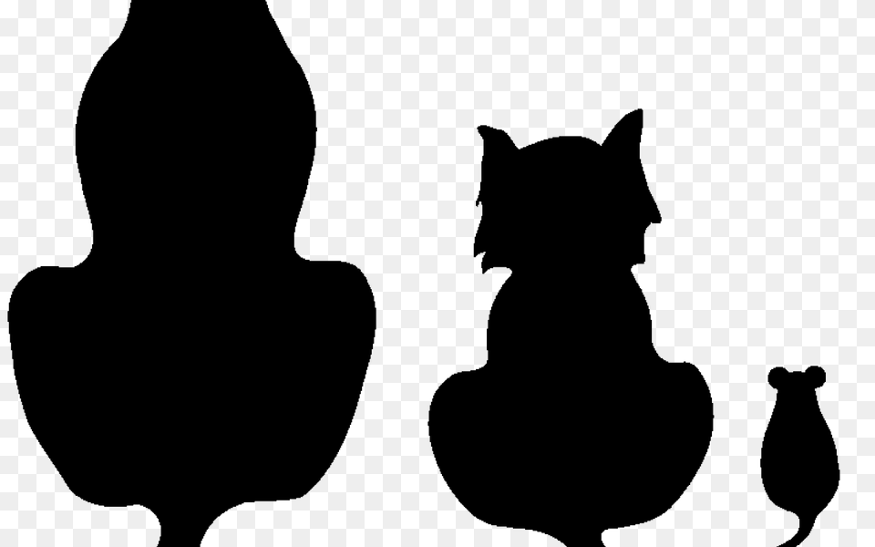 Sitting Cat Clip Art Hot Trending Now, Stencil, Silhouette, Mammal, Animal Free Transparent Png