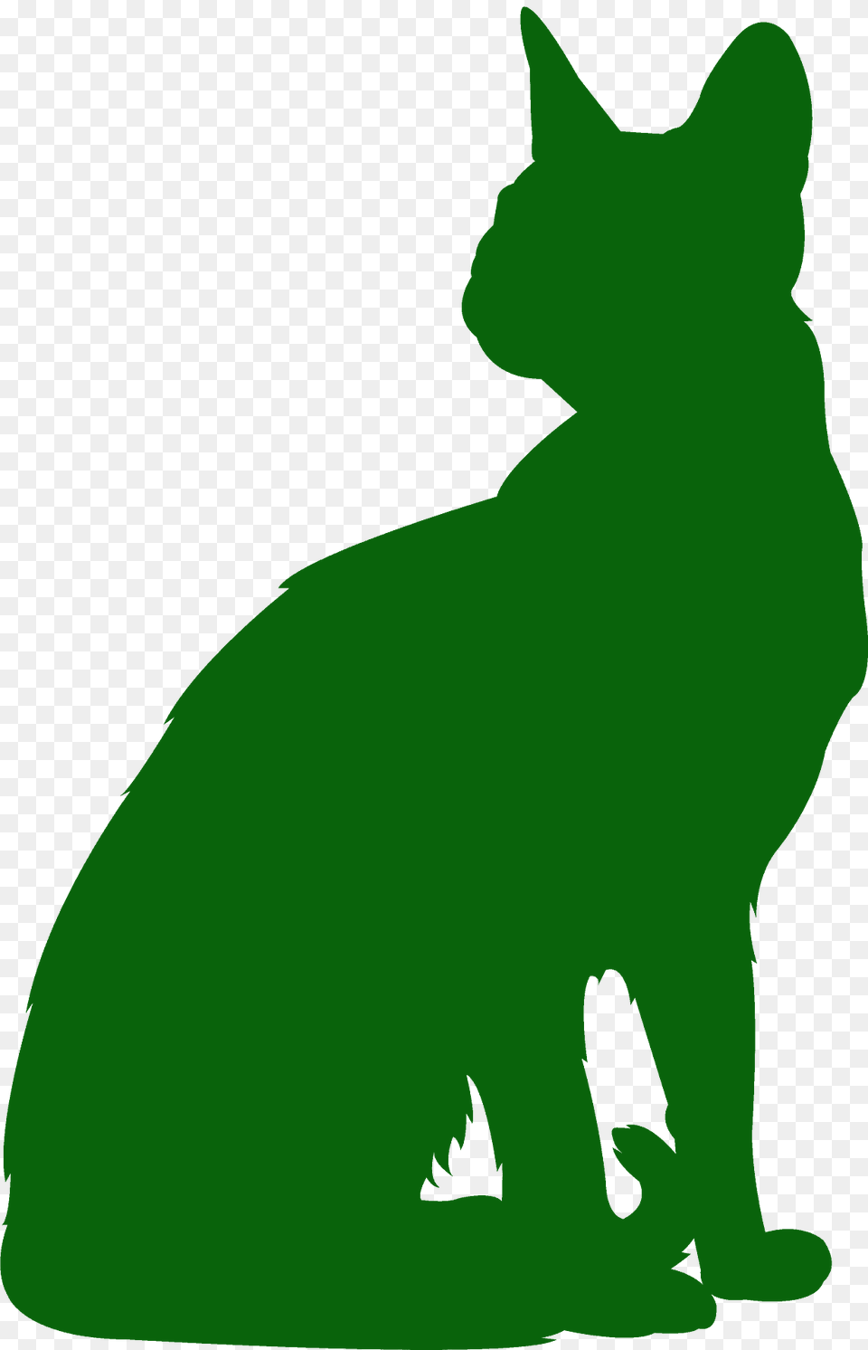 Sitting Cat Silhouette, Animal, Mammal, Pet, Egyptian Cat Free Png Download