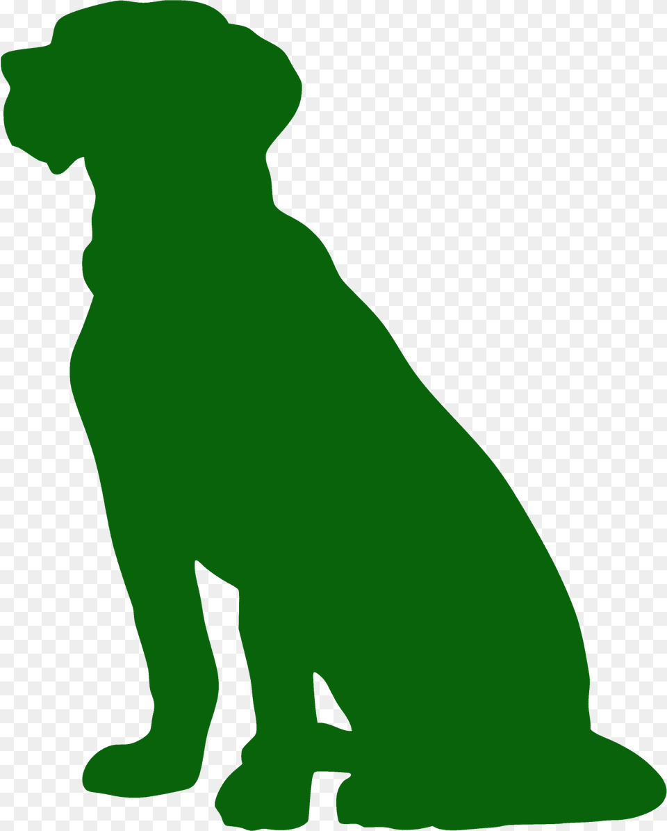 Sitting Dog Silhouette, Animal, Pet, Person, Canine Png Image