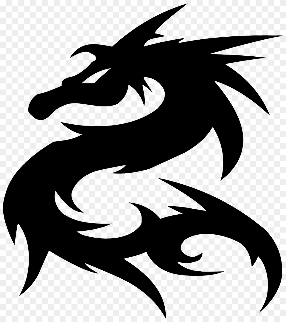 Sitting Dragon Tattoo, Animal, Fish, Sea Life, Shark Png