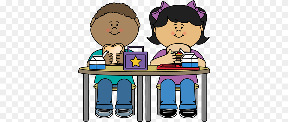 Sitting Eating Cliparts School Lunch Clipart, Reading, Person, Book, Publication Free Transparent Png