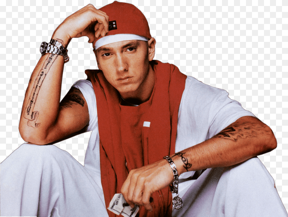 Sitting Eminem Eminem Adult, Person, People, Man Free Transparent Png