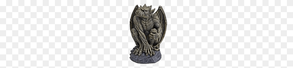 Sitting Gargoyle Statue, Accessories, Art, Ornament, Sculpture Free Png