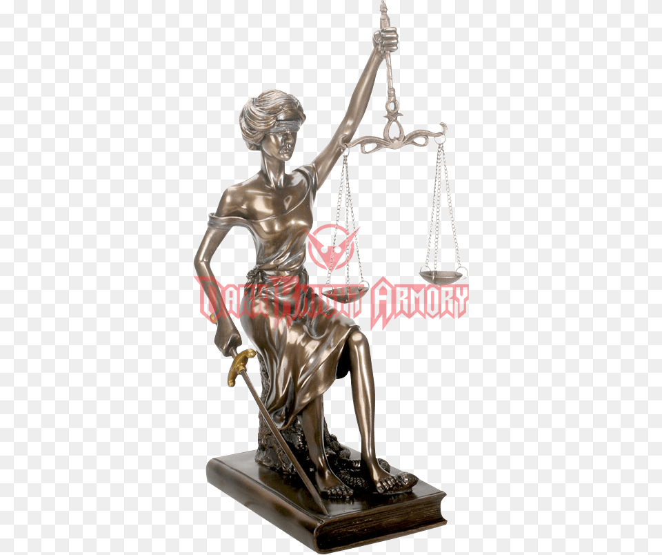 Sitting Lady Justice Statue, Bronze, Person, Art, Face Png