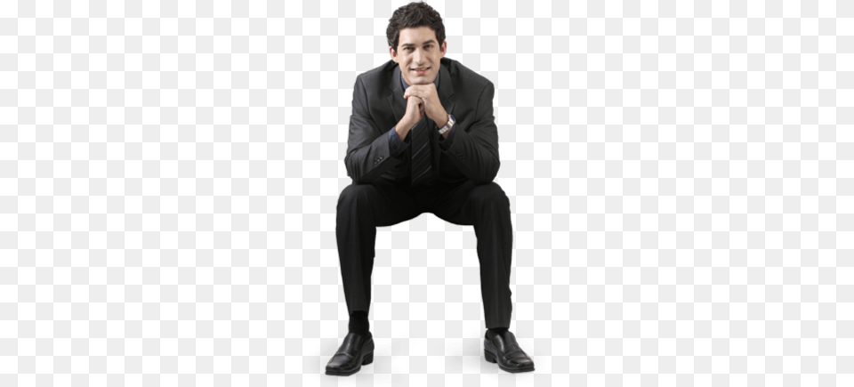 Sitting Man, Accessories, Suit, Person, Tie Free Png